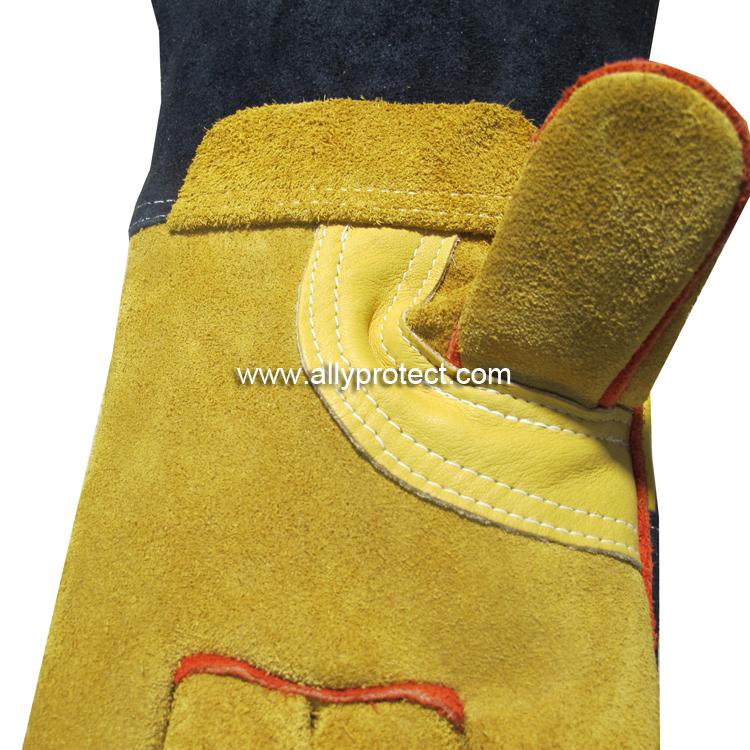 AP-2080 高檔反牛青氬弧焊手套